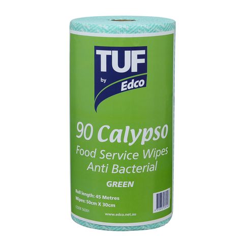CALYPSO TUF GREEN  FOOD SERVICE WIPES (90) 6/CTN
