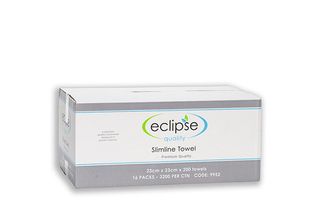 ECLIPSE SLIMLINE HAND TOWEL 23CMX23CM 3200/CTN (9952)