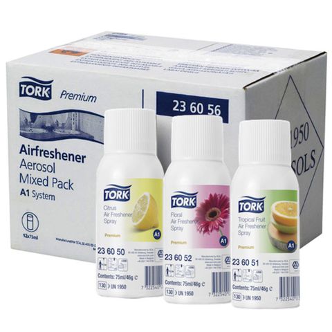 TORK AIRFRESH SPRAY MIXED PACK - A1  12/CTN (236056)