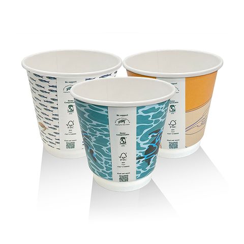 8OZ BEACH PRINT DW AQUEOUS (25/500)