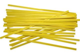150MM POLY TWISTIES YELLOW