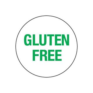 LABEL-24MM FOOD ADVISORY GLUTEN FREE(751