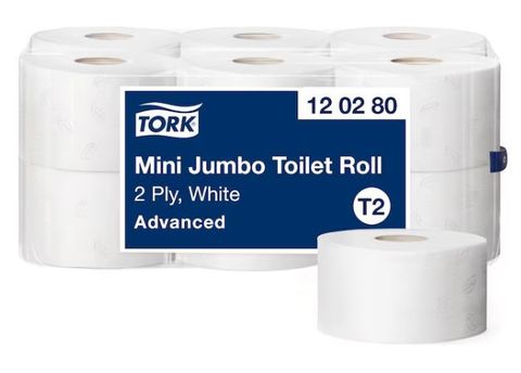TORK MINI JUMBO ROLL 2PLY