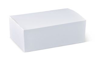 MED SNACK BOX PLAIN WHITE (K213S0001)(500CTN)