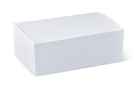 MED SNACK BOX PLAIN WHITE (K213S0001)(500CTN)