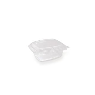 8OZ PET HINGED RECT CONTAINER (HRC8) 50/SL 300/CTN
