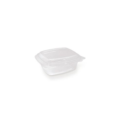 8OZ PET HINGED RECT CONTAINER (HRC8) 50/SL 300/CTN