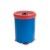 SINGLE GLASS BRUSH BLUE WITH SUCTION (TI70937)