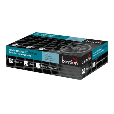 NITRILE ULTRA SOFT BLACK LARGE POWDER FREE 100/1000