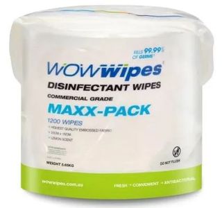 WOW MAXX PACK WIPES 1200 SHEET - WMPCP