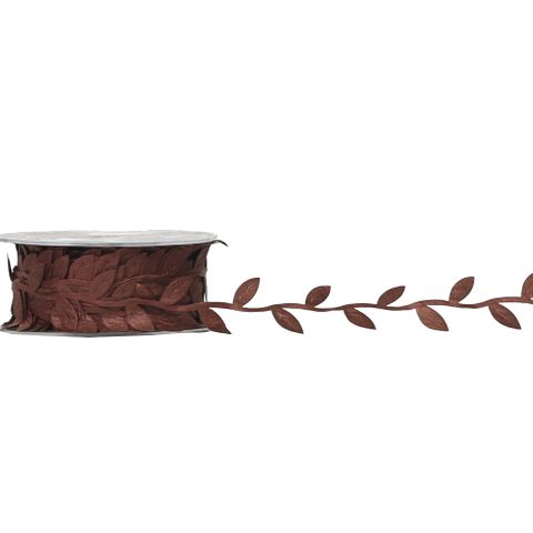 LEAF STRING 30mm x 25Mtr CHOCOLATE