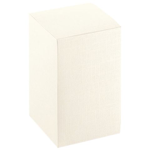 CUBE MEDIUM TALL 90(L)x90(W)x140(H)mm WHITE  (MIN BUY 10)