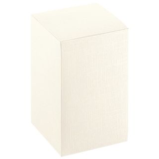 CUBE MEDIUM TALL 90(L)x90(W)x140(H)mm WHITE  (MIN BUY 10)