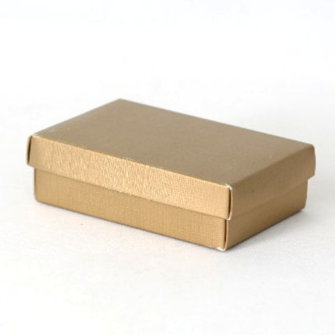 CHOC BOX SMALL 130(L) x 90(W) x 40(H)mm GOLD (MIN BUY 10)