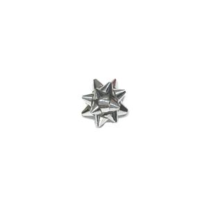 STARBOWS LARGE SILVER METALLIC (100 PER BOX)