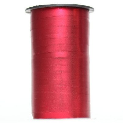 CURLING RIBBON MATT 5mm x 250Mtr RED