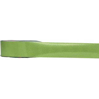 METALLIC DOT 38mm x 50Mtr LIME/SILVER DOTS