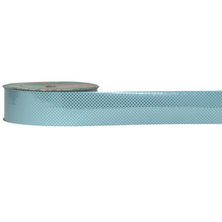 METALLIC DOT 38mm x 50Mtr BLUE/SILVER DOTS