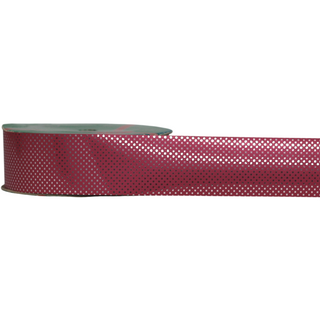 METALLIC DOT 38mm x 50Mtr HOT PINK/SILVER DOT