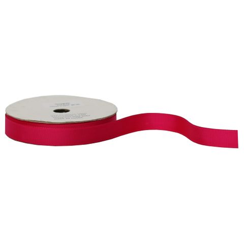 GROSGRAIN 15mm x 23Mtr HOT PINK