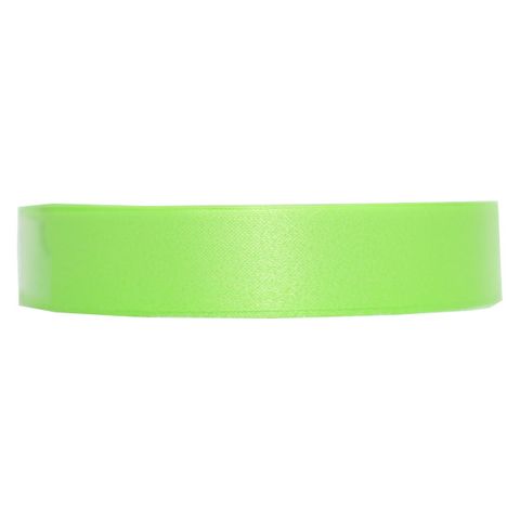 FLORA SATIN 22mm x 92Mtr CITRUS GREEN