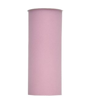 TULLE 150mm x 23Mtr PASTEL PINK