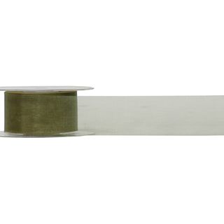 ORGANZA NON WOVEN (SOFIA) 38mm x 50Mtr OLIVE GREEN