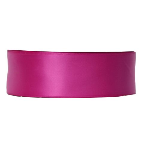 SATIN 38mm x 50Mtr SHOCKING PINK