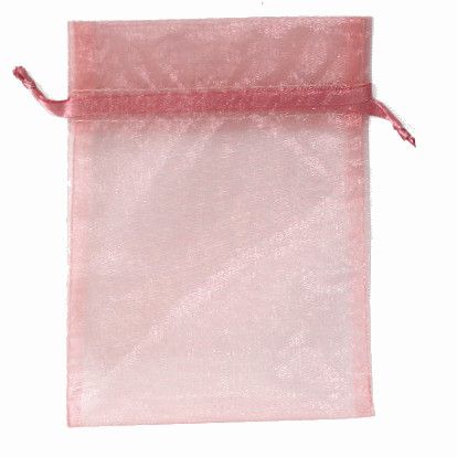POUCH ORGANZA MEDIUM 17(H) x 12.5(W)cm MAUVE (PACK OF 10)