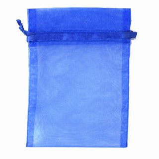POUCH ORGANZA MEDIUM 17(H) x 12.5(W)cm ROYAL (PACK OF 10)