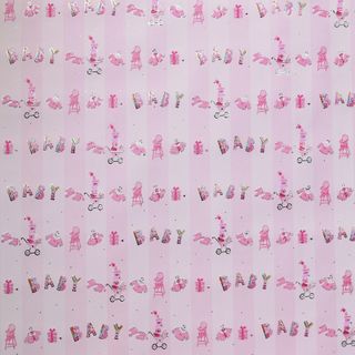 GIFT WRAP SHEETS BABY BLISS PINK 500x700mm-BUY5  GET5 FREE (MOQ 5)