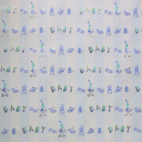 GIFT WRAP SHEETS BABY BLISS BLUE 500x700mm -BUY5 GET5 FREE [MOQ 5]