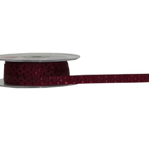 NYLON DOT 09mm x 25Mtr BURGUNDY