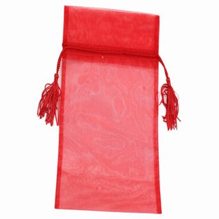 POUCH TASSEL LARGE 25(H) x 15(W)cm (10) RED