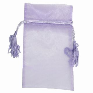 POUCH TASSEL MEDIUM 17(H) x 12.5(W)cm LAVENDER (PACK OF 10)