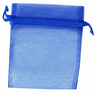 POUCH ORGANZA SMALL14(H) x 10(W)cm ROYAL (PACK OF 10)