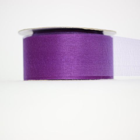 SPARKLE ORGANZA 38mm x 50Mtr VIOLET/PURPLE