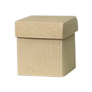 BROWN CORRUGATED CARTELLA BOX SMALL 8(L) x 8(W) x 9(H) cm