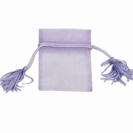 POUCH TASSEL MINI 10(H) x 7.5(W)cm LAVENDER (PACK OF 10)