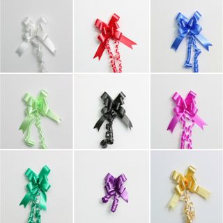 P.BOW PLAIN 22mm ASSORTED  (100)