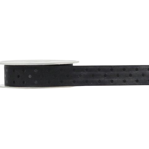 NYLON DOT 25mm x 25Mtr BLACK