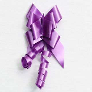 PULL BOW METALLIC 14mm PURPLE (PACK OF 100)