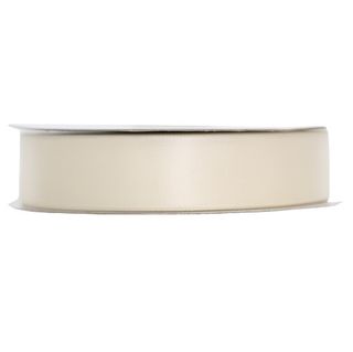 SATIN 25mm x 50Mtr CREAM