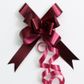 PULL BOW MATT METALLIC 22mm BURGUNDY (PACK OF 100)