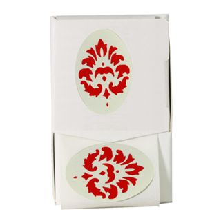 GIFT SEALS MOTIF RED 200 STICKERS (SPECIALS -NO RETURNS)