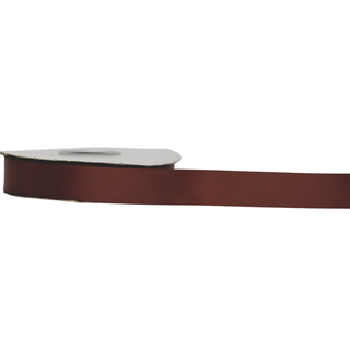 SATIN DOUBLE FACE 25mm x 45Mtr CHOCOLATE BROWN-SPECIALS NO RETURNS