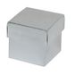 TRINKET 50x50x50mm METALLIC SILVER -PACK OF 10