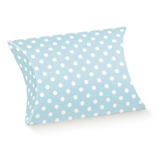 PILLOW SMALL 70(L)x70(W)x25(H)mm DOTTI BLUE  (PACK OF 10)