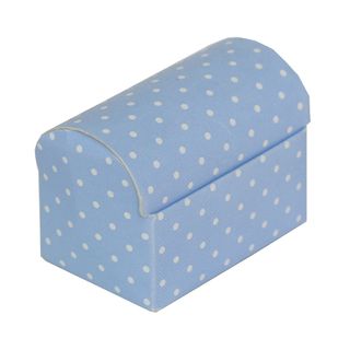 CHEST SMALL 70x45x52mm DOTTI BLUE-PACK OF 10 (Buy1Get1-NO RETURNS)