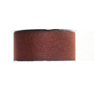 SPARKLE ORGANZA 38mm x 50Mtr DARK BROWN